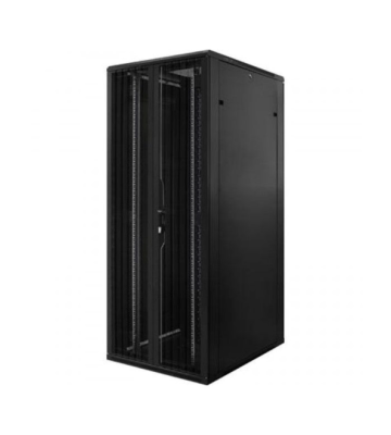 42U patchkast met dubbele geperforeerde voor- en achterdeur 800x1200x2000mm (BxDxH)
