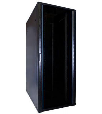 42U patchkast met glazen deur 800x1200x2000mm (BxDxH)
