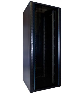 47U Patchkast 19" met glazen voordeur, (BxDxH) 800x800x2200mm