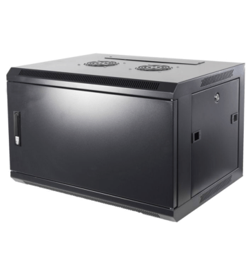 4U wandkast met metalen deur 600x600x280mm (BxDxH)