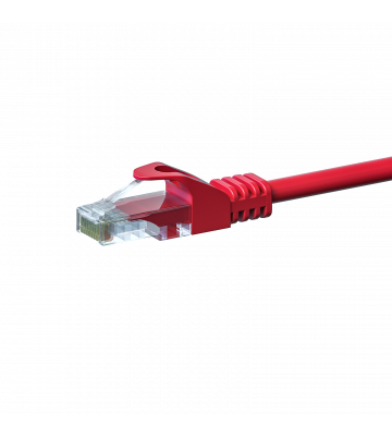 UTP Cat5e 0,5m Rood