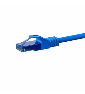 UTP CAT6a patchkabel 1m blauw - 100% koper