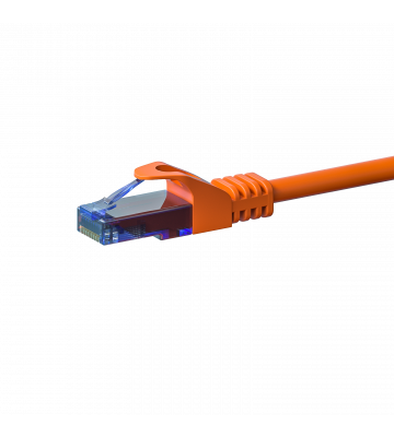 UTP CAT6a patchkabel 1m oranje - 100% koper