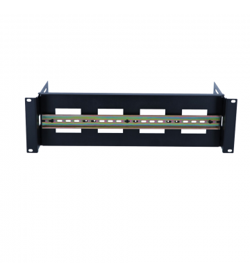 3U DIN rail voor 19 inch patchkasten