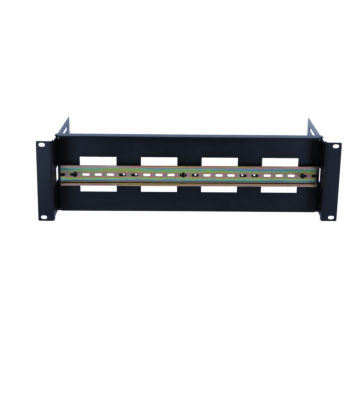 3U DIN rail voor 19 inch patchkasten