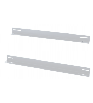 L-steunpaneel horizontaal, voor de directe montage op 19" kolom, 450mm diep, 2 stuks/set - wit