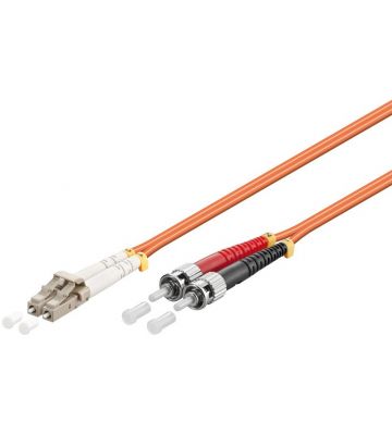 Multimode patchkabel LC-ST 1m, duplex 50/125 OM2