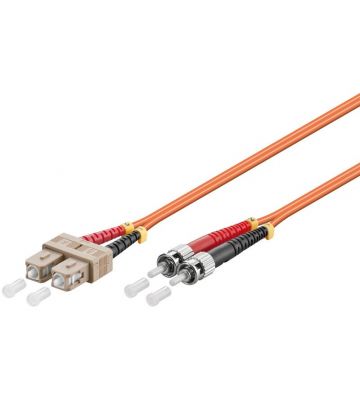 Multimode patchkabel SC-ST 1m, duplex 50/125 OM2