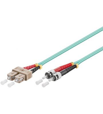 Multimode patchkabel SC-ST 1m, duplex 50/125 OM3
