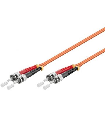 Multimode patchkabel ST-ST 1m, duplex 50/125 OM2