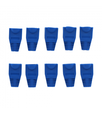 Tule blauw RJ45 10 stuks