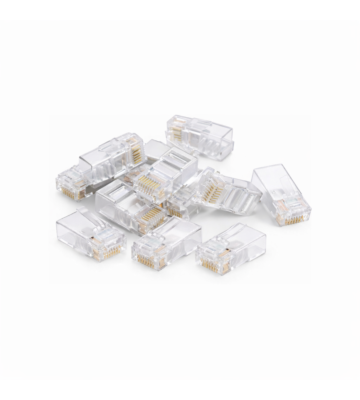 DANICOM UTP CAT6a RJ45 Connector - voor stugge kern - 10 stuks