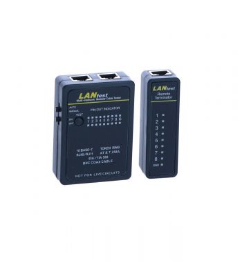 Professionele kabeltester UTP, FTP, S/FTP, COAX