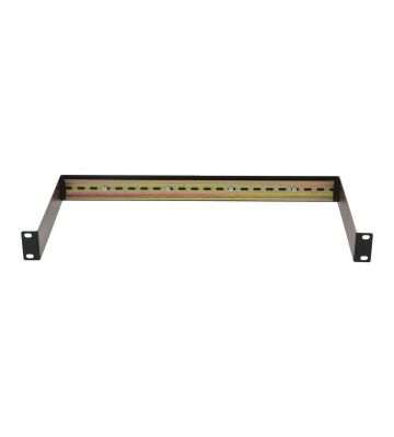 1U DIN rail voor 19-inch patchkasten