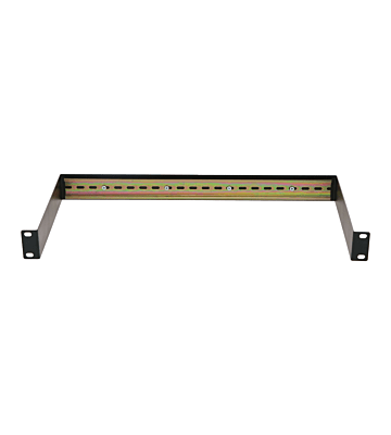 1U DIN rail voor 19-inch patchkasten