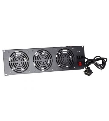 Fan met 3 ventilatoren voor tussen de 19 inch stijlen - 3U