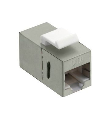 CAT6 STP Keystone Connector Grijs - RJ45