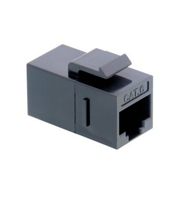 CAT6 UTP Keystone Connector Zwart - RJ45