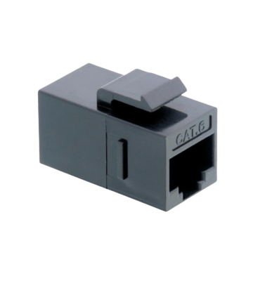 CAT6 UTP Keystone Connector Zwart - RJ45