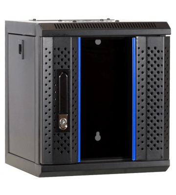 10 inch 4U patchkast met glazen deur 312x310x264mm (BxDxH)
