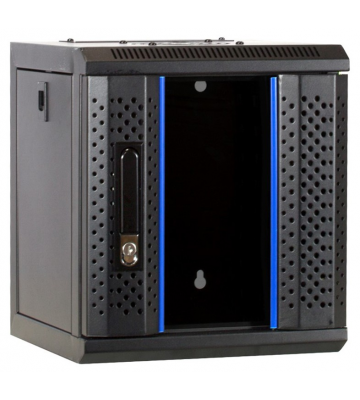 10 inch 4U serverkast met glazen deur 370x450x264mm (BxDxH)
