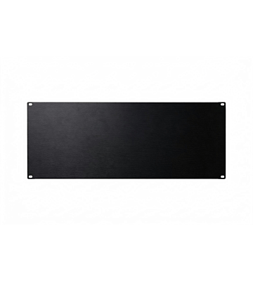 4U 19 inch afdekpaneel in het zwart