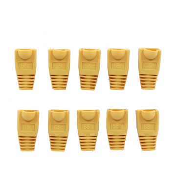 Tule Geel RJ45 10 stuks