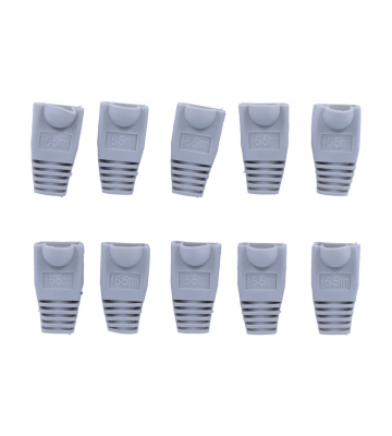 Tule grijs RJ45 10 stuks