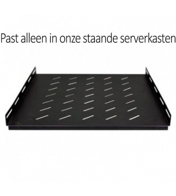 Zware lasten legbord voor 600mm diepe patchkast - 1U - 100 kg