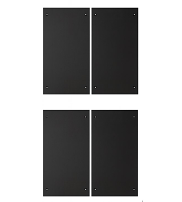 Datacenter set zijpanelen voor 42U kasten, 1000mm diep