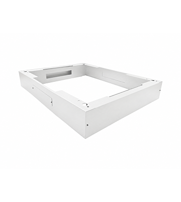 Sokkel voor 19 inch patchkasten 800x800x150mm (BxDxH) - Wit