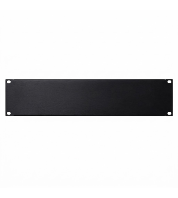 2U 19 inch afdekpaneel in het zwart