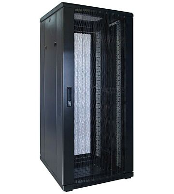 27U patchkast met geperforeerde deur 600x600x1400mm (BxDxH)