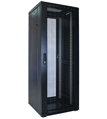 32U patchkast met geperforeerde deur 600x600x1600mm (BxDxH)