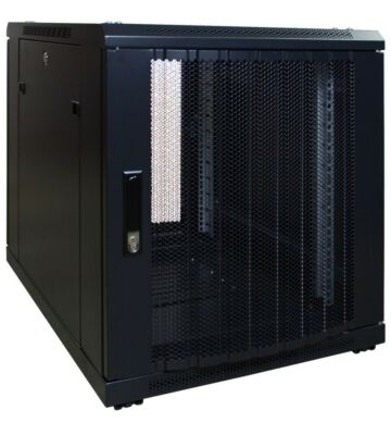 12U mini patchkast met geperforeerde deur 600x600x720mm (BxDxH)