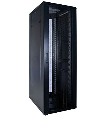 37U patchkast met geperforeerde deur 600x800x1800mm (BxDxH)