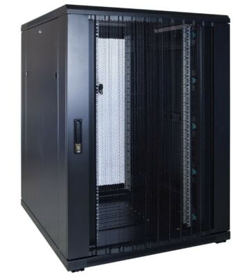 22U patchkast met geperforeerde deur 800x1000x1200mm (BxDxH)