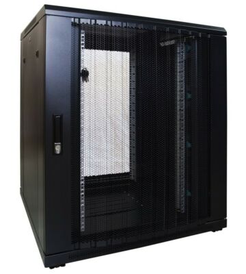 18U patchkast met geperforeerde deur 800x800x1000mm (BxDxH)