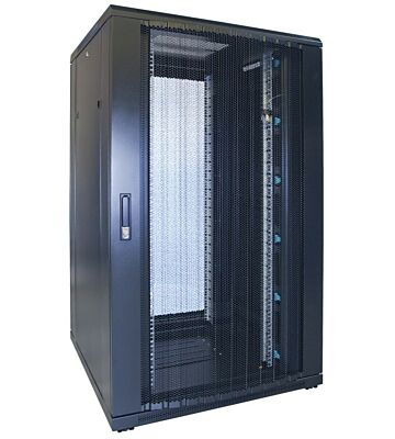 27U patchkast met geperforeerde deur 800x800x1400mm (BxDxH)
