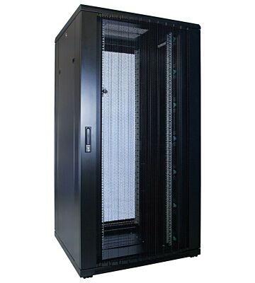 32U patchkast met geperforeerde deur 800x800x1600mm (BxDxH)