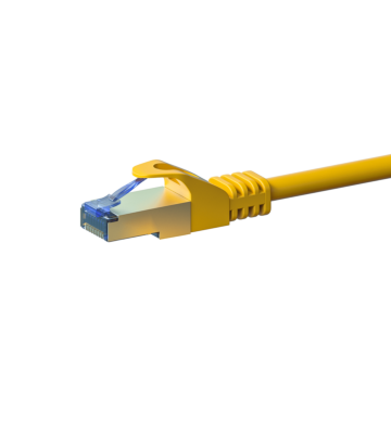 CAT6a S/FTP (PIMF) patchkabel 0,25m geel