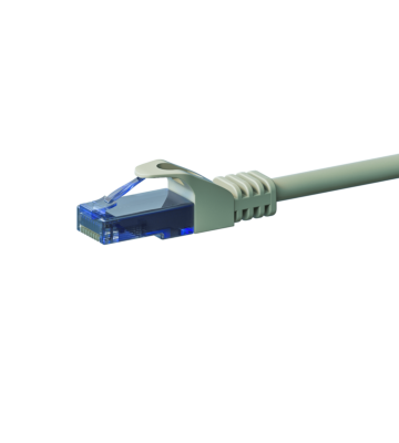 UTP CAT6a patchkabel 0,25m grijs - 100% koper