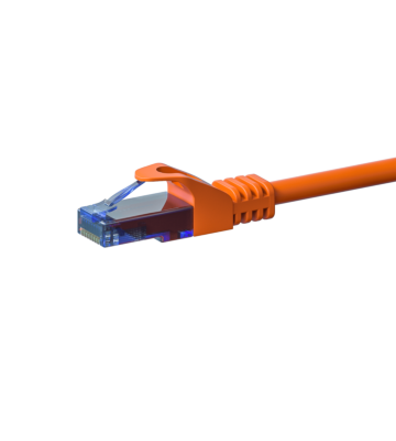 UTP CAT6a patchkabel 15m oranje - 100% koper