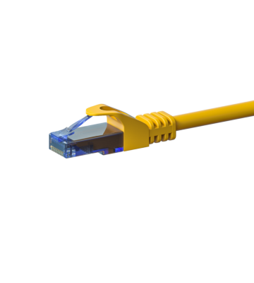 UTP CAT6a patchkabel 3m geel - 100% koper