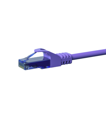 UTP CAT6a patchkabel 30m paars - 100% koper