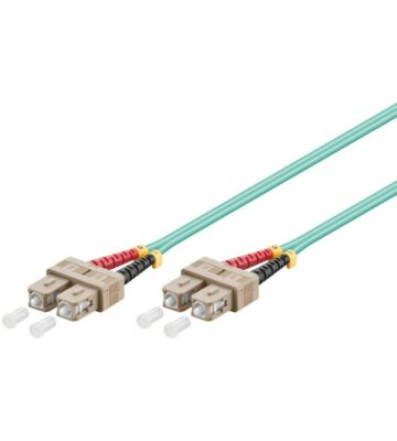 Multimode patchkabel SC-SC 15m, duplex 50/125 OM3