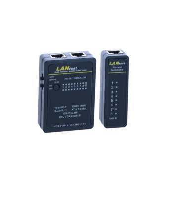 Professionele kabeltester UTP, FTP, S/FTP, COAX