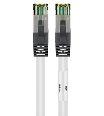 Cat8 S/FTP (PIMF) patchkabel 2m wit