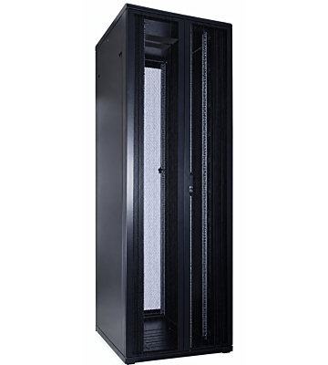 47U patchkast met dubbele geperforeerde voor- en achterdeur 800x1200x2200mm (BxDxH)