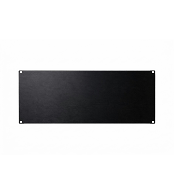4U 19 inch afdekpaneel in het zwart
